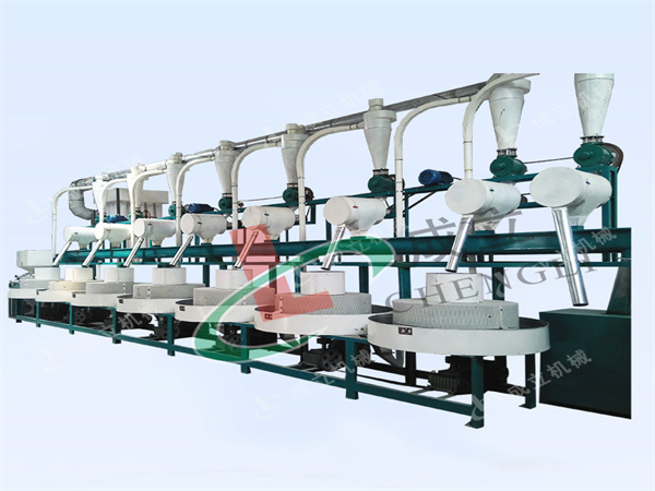 七組石磨面粉機(jī)